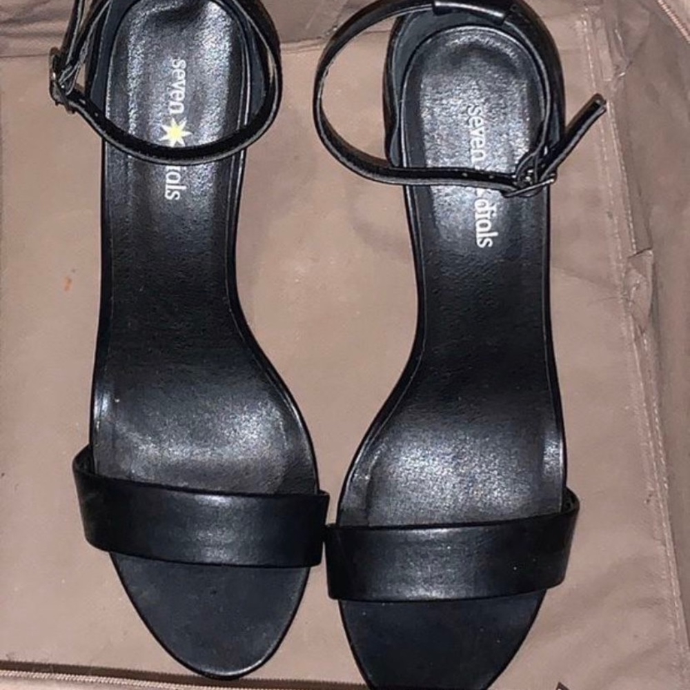Black heels. Size 8.